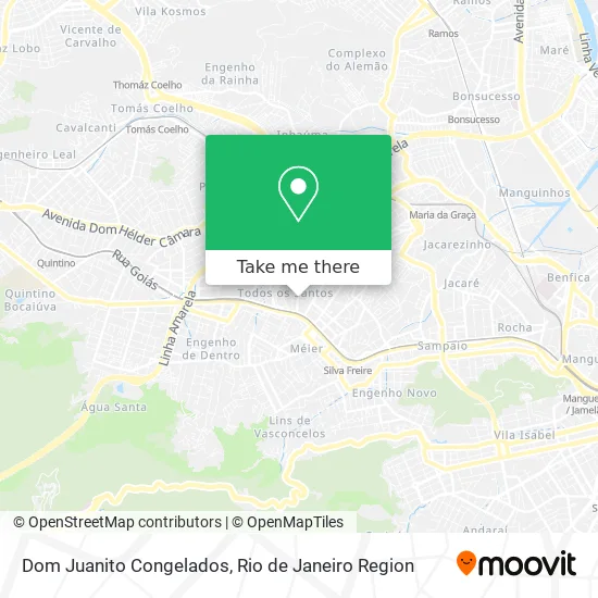 Dom Juanito Congelados map