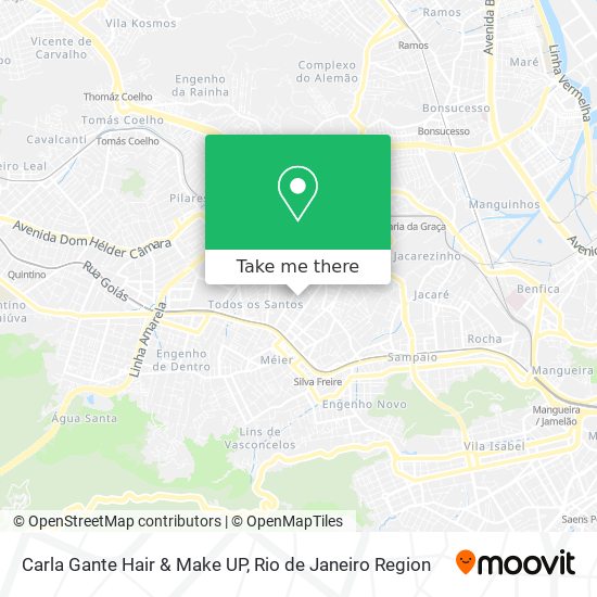 Carla Gante Hair & Make UP map