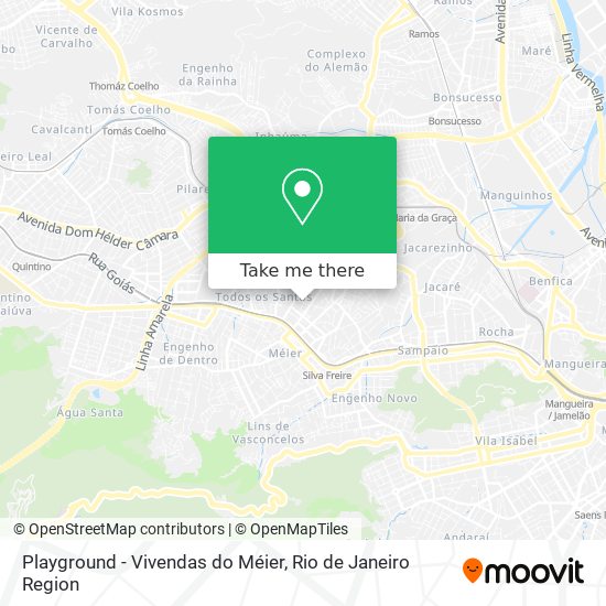 Mapa Playground - Vivendas do Méier