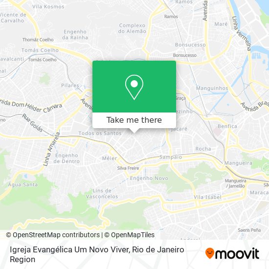 Igreja Evangélica Um Novo Viver map