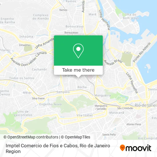 Imptel Comercio de Fios e Cabos map