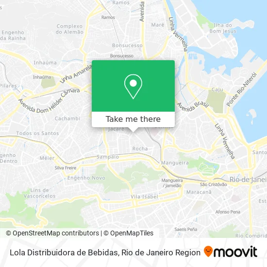 Lola Distribuidora de Bebidas map