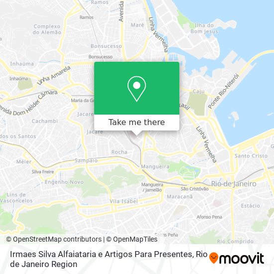 Mapa Irmaes Silva Alfaiataria e Artigos Para Presentes