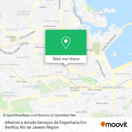 Alberoni e Arruda Serviços de Engenharia Em Benfica map