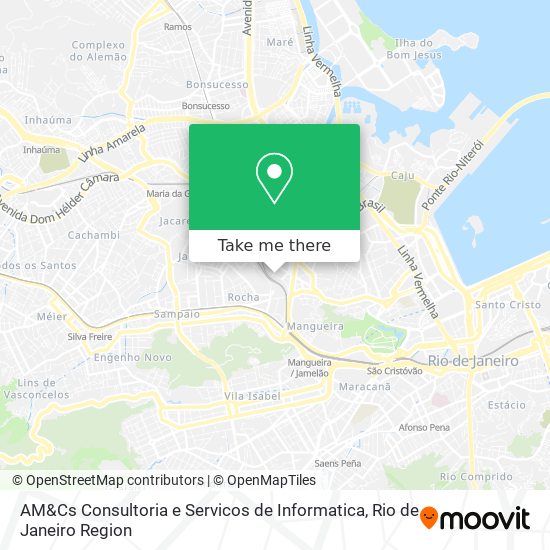 Mapa AM&Cs Consultoria e Servicos de Informatica
