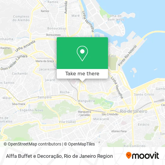 Alffa Buffet e Decoração map