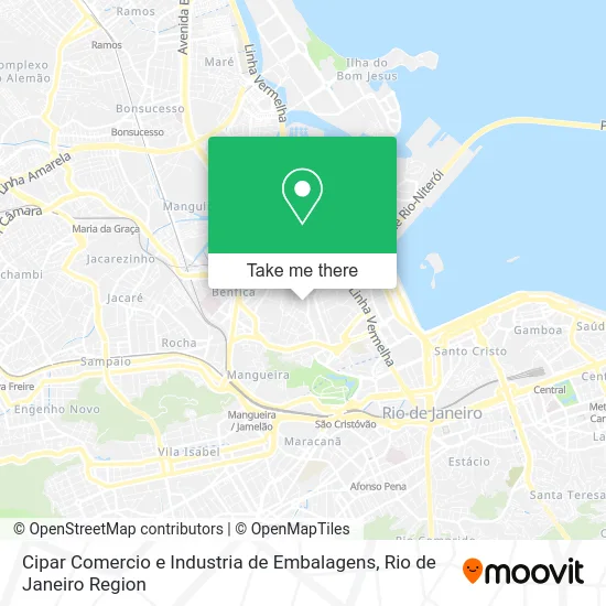 Cipar Comercio e Industria de Embalagens map