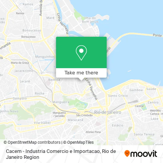 Cacem - Industria Comercio e Importacao map