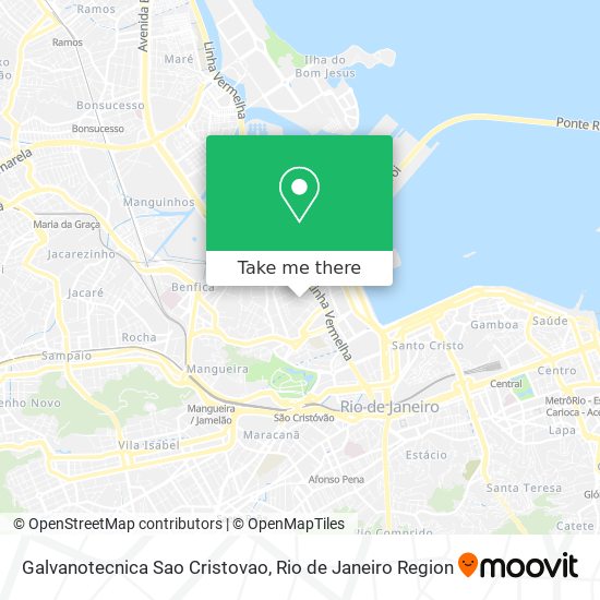 Galvanotecnica Sao Cristovao map