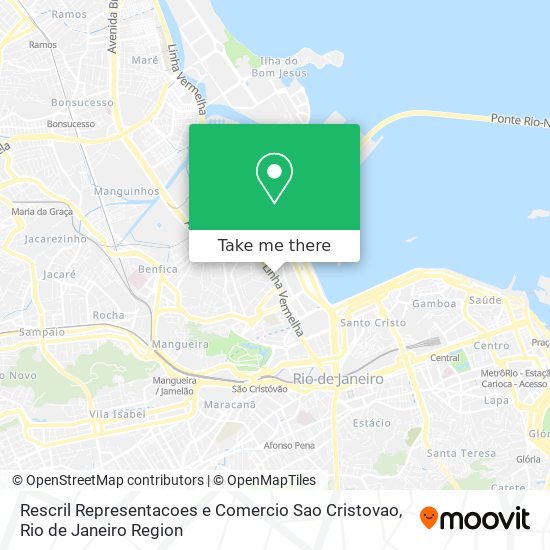 Rescril Representacoes e Comercio Sao Cristovao map