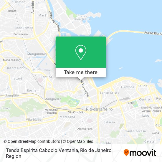 Tenda Espirita Caboclo Ventania map