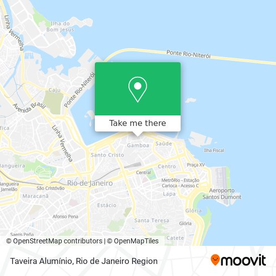 Taveira Alumínio map