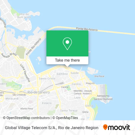 Global Village Telecom S/A. map