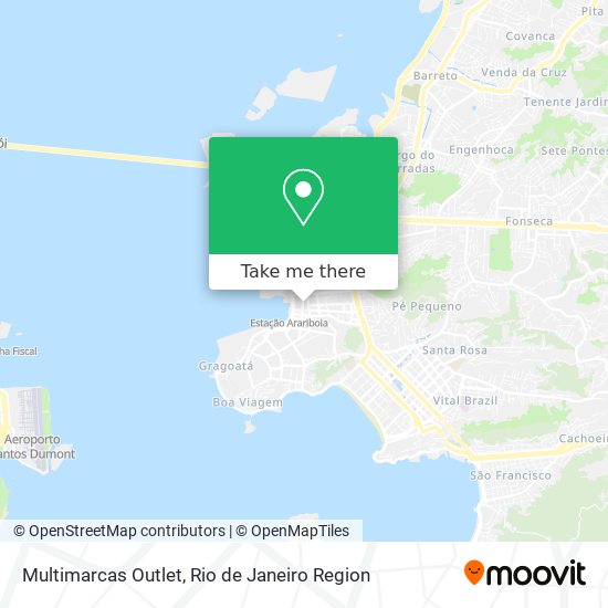 Multimarcas Outlet map