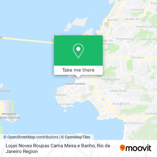 Lojas Novex Roupas Cama Mesa e Banho map