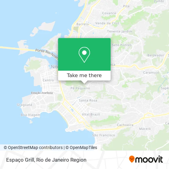 Espaço Grill map