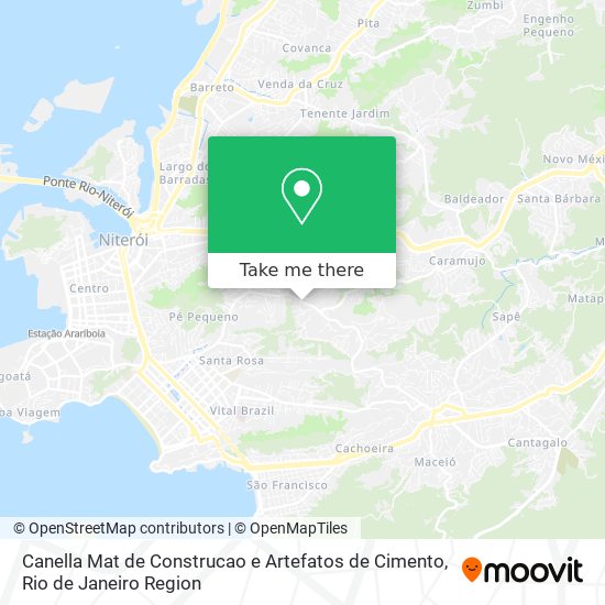 Canella Mat de Construcao e Artefatos de Cimento map