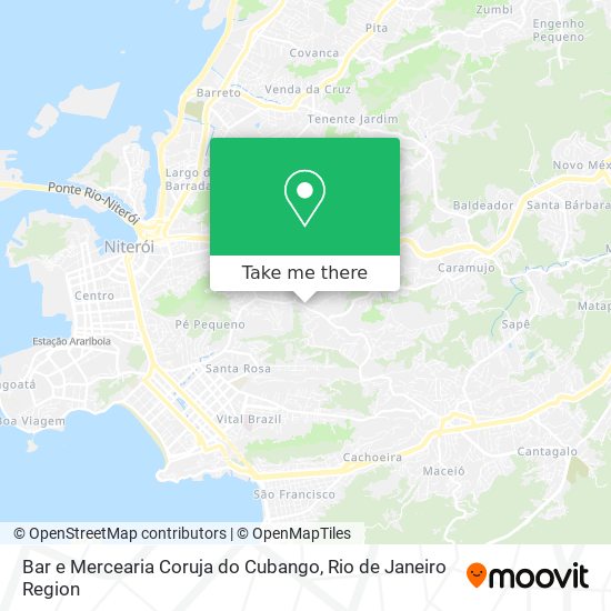 Mapa Bar e Mercearia Coruja do Cubango