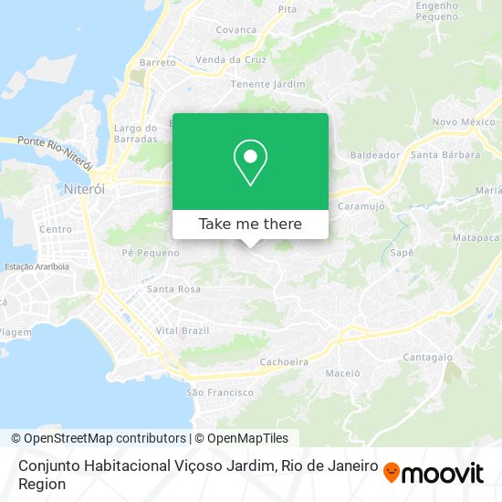 Conjunto Habitacional Viçoso Jardim map