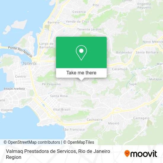 Valmaq Prestadora de Servicos map