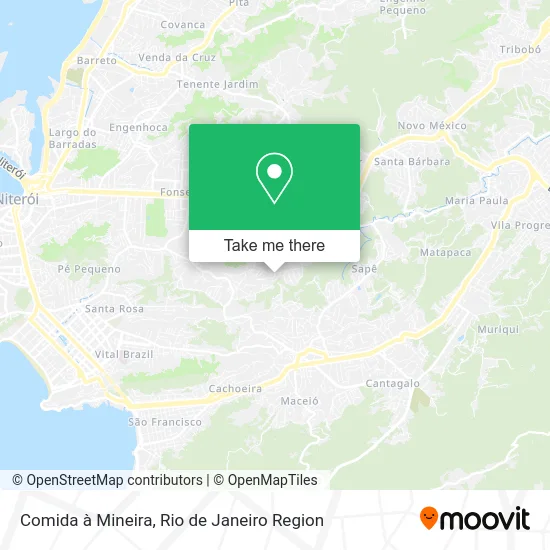 Comida à Mineira map