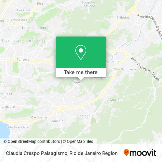 Cláudia Crespo Paisagismo map