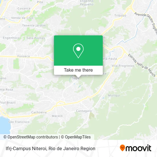 Ifrj-Campus Niteroi map
