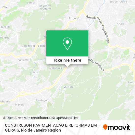 CONSTRUSON PAVIMENTACAO E REFORMAS EM GERAIS map