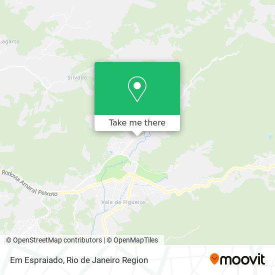 Em Espraiado map