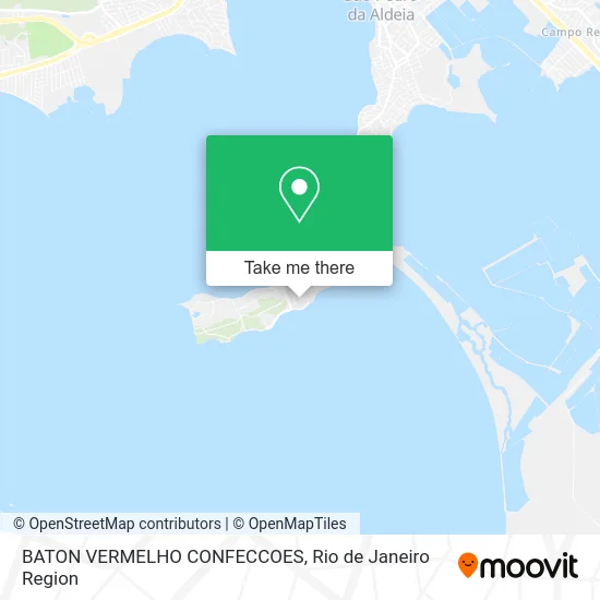 BATON VERMELHO CONFECCOES map