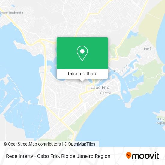 Rede Intertv - Cabo Frio map