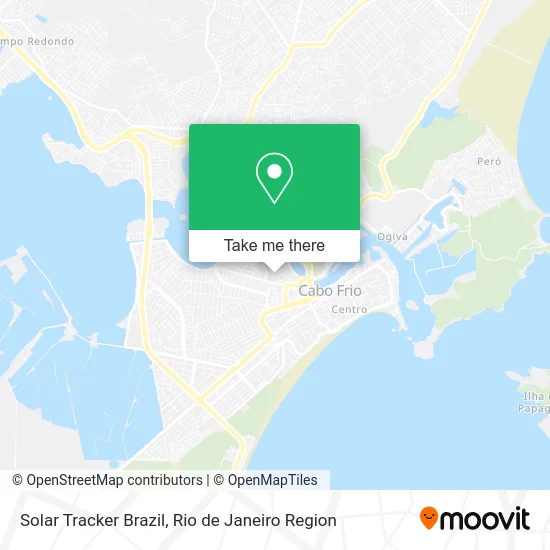 Solar Tracker Brazil map
