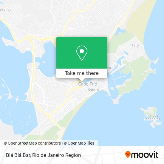Blá Blá Bar map