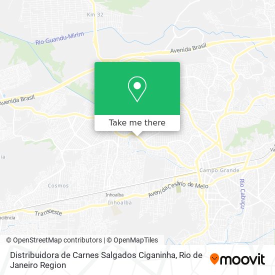 Distribuidora de Carnes Salgados Ciganinha map