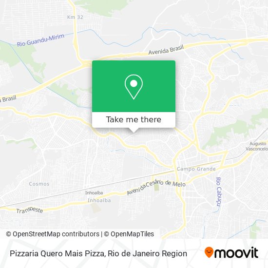 Pizzaria Quero Mais Pizza map