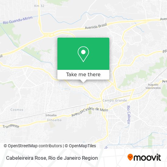Cabeleireira Rose map