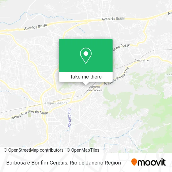 Barbosa e Bonfim Cereais map