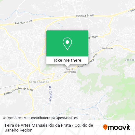 Feira de Artes Manuais Rio da Prata / Cg map