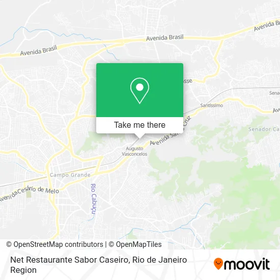 Net Restaurante Sabor Caseiro map