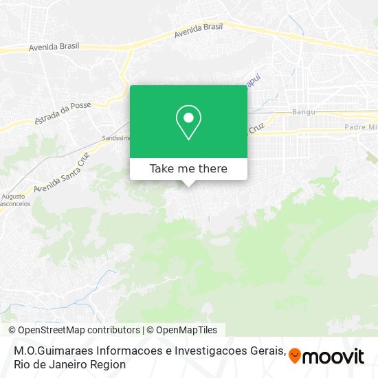 M.O.Guimaraes Informacoes e Investigacoes Gerais map