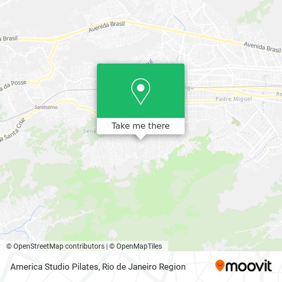 America Studio Pilates map