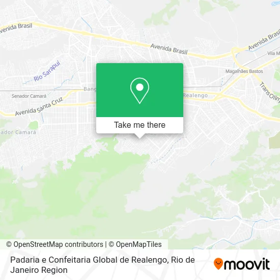 Padaria e Confeitaria Global de Realengo map