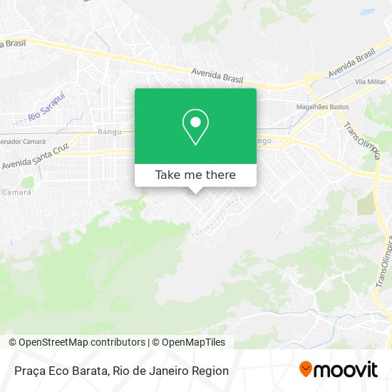 Mapa Praça Eco Barata