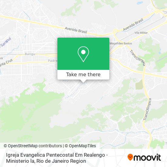 Igreja Evangelica Pentecostal Em Realengo - Ministerio la map