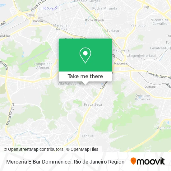 Merceria E Bar Dommenicci map