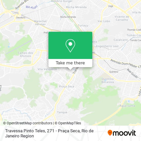Travessa Pinto Teles, 271 - Praça Seca map