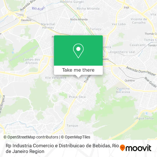 Rp Industria Comercio e Distribuicao de Bebidas map