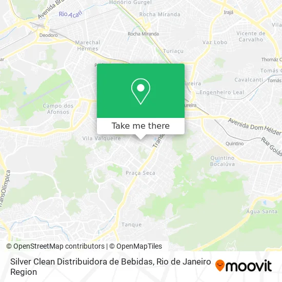 Silver Clean Distribuidora de Bebidas map