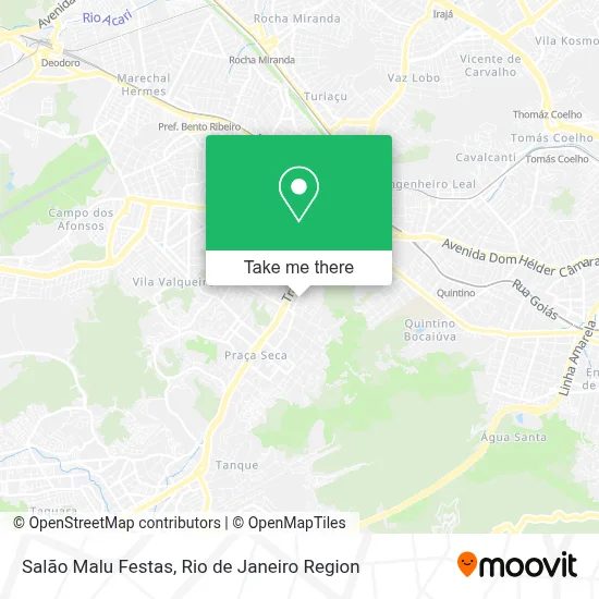Salão Malu Festas map
