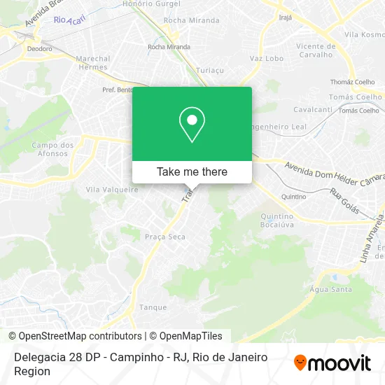 Delegacia 28 DP - Campinho - RJ map